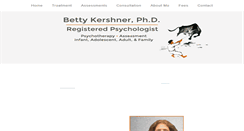 Desktop Screenshot of bettykershner.ca